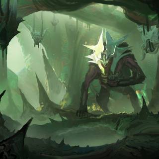 Green magic wallpaper