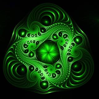 Green magic wallpaper
