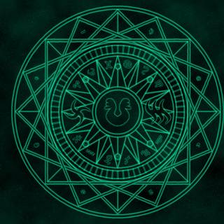 Green magic wallpaper