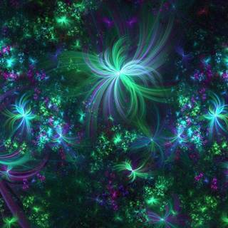 Green magic wallpaper