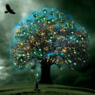 Green magic wallpaper