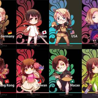Hetalia: Axis Powers wallpaper