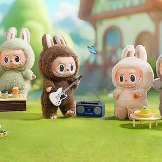 Green Labubu wallpaper