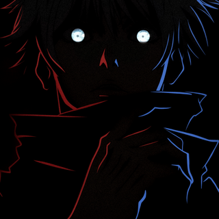 Gojo glowing eyes wallpaper