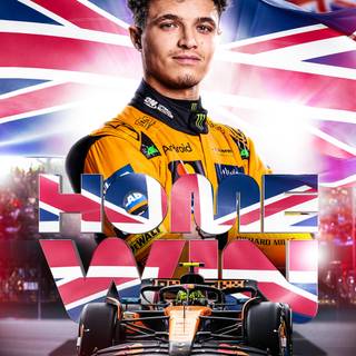 Lando Norris PS5 wallpaper