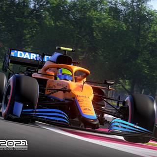 Lando Norris PS5 wallpaper