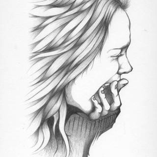 Sad drawings wallpaper