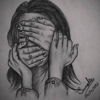 Sad drawings wallpaper