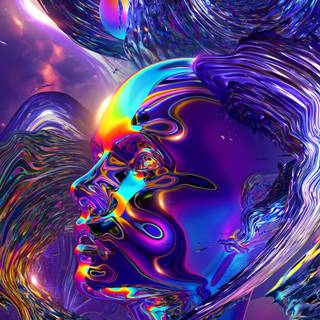 Psychedelic 4k wallpaper