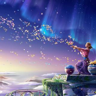 Animated desktop wallpaper