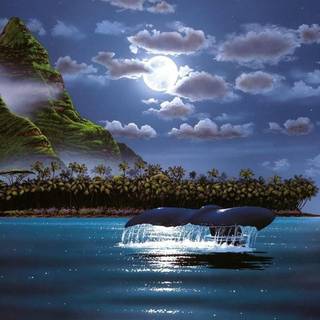 Animated desktop wallpaper