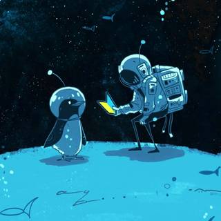 Animated desktop wallpaper