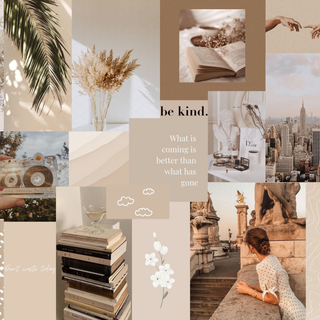 Beige aesthetic laptop wallpaper