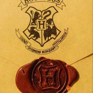 Hogwarts letter wallpaper