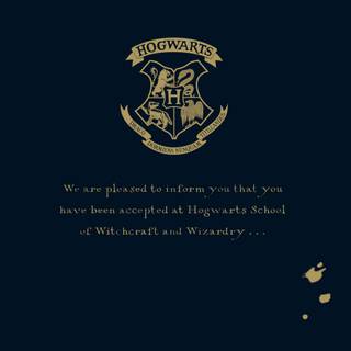 Hogwarts letter wallpaper