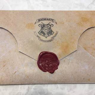 Hogwarts letter wallpaper