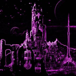 Purple and black aesthetic wallpaper