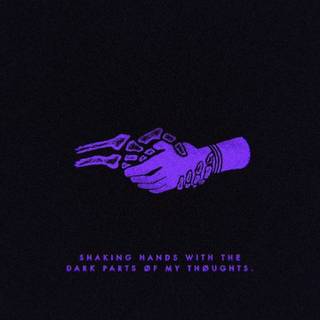 Purple and black aesthetic wallpaper