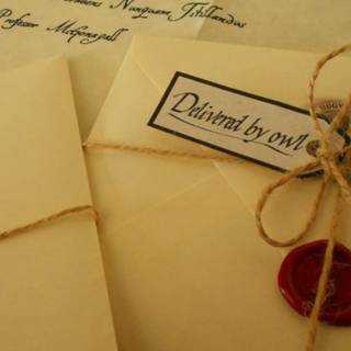 Hogwarts letter wallpaper