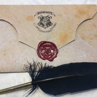 Hogwarts letter wallpaper