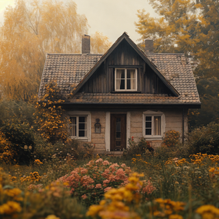 Autumn cottagecore HD wallpaper