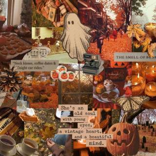 Aesthetic autumn Chromebook wallpaper