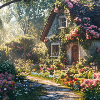 Autumn cottagecore HD wallpaper