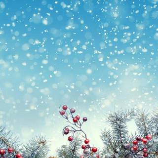 Winter art phone wallpaper