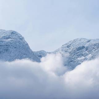 Winter landscape computer wallpaper