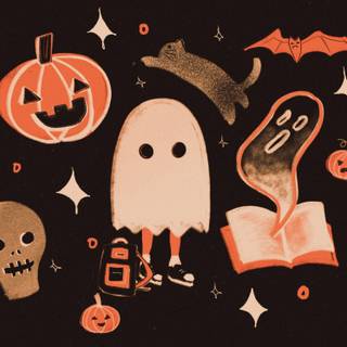 Aesthetic autumn Chromebook wallpaper