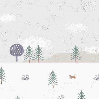 Winter art phone wallpaper