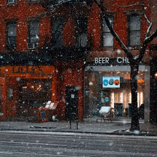 Winter New York City 4k wallpaper