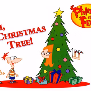Phineas and Ferb Christmas wallpaper