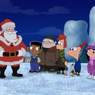 Phineas and Ferb Christmas wallpaper