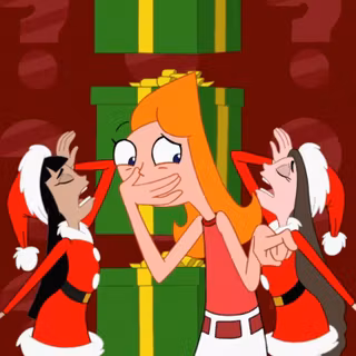 Phineas and Ferb Christmas wallpaper