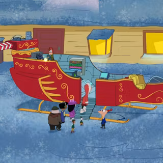 Phineas and Ferb Christmas wallpaper