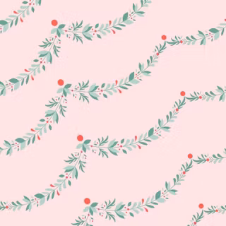 Pink and red Christmas wallpaper