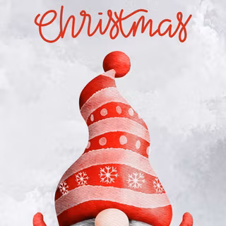 Pink and red Christmas wallpaper