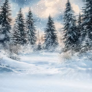 Pine tree Christmas wallpaper