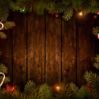 Pine tree Christmas wallpaper