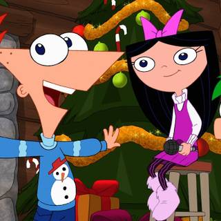 Phineas and Ferb Christmas wallpaper