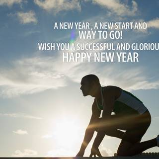 Happy New Year gym wallpaper