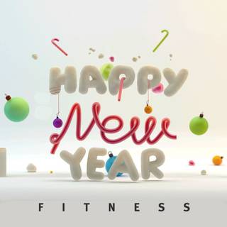 Happy New Year fitness wallpaper