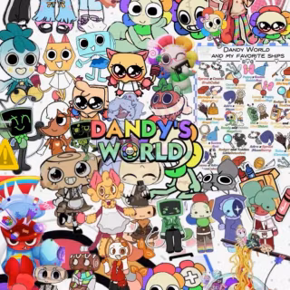 Dandy's World ships wallpaper