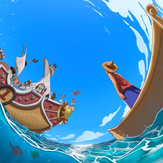 Luffy ship wallpaper