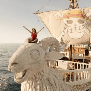 Luffy ship wallpaper