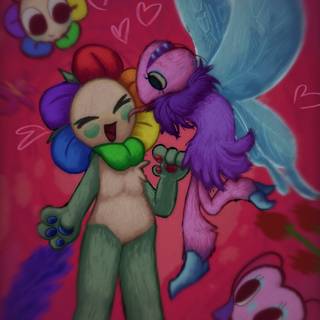 Dandy's World ships wallpaper