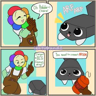 Dandy's World ships wallpaper