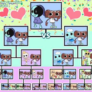 Dandy's World ships wallpaper