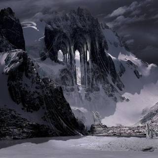 Winter fantasy art wallpaper